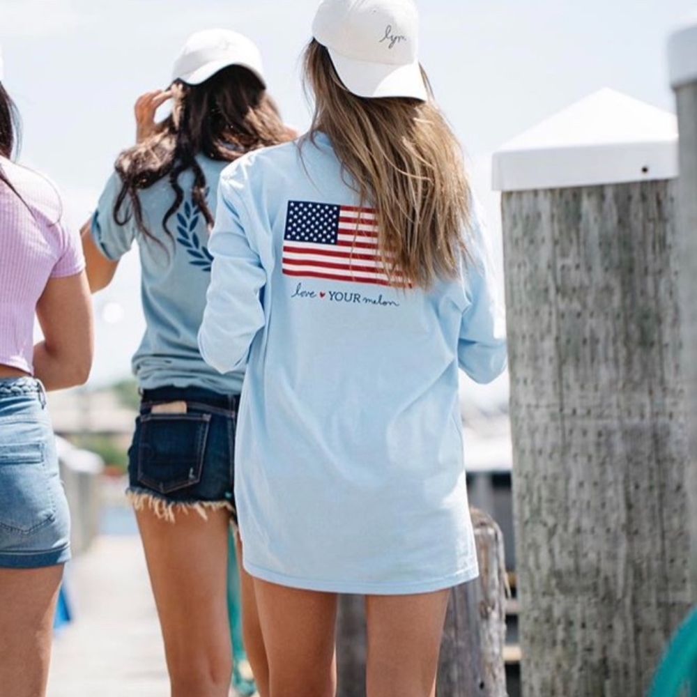 Love Your Melon Sky Blue Long Sleeve